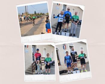 21/03 : Brieg Lebon l’emporte au sprint à Saint Martin en Gâtinois, podium pour Floriane, Arnaud et Daniel